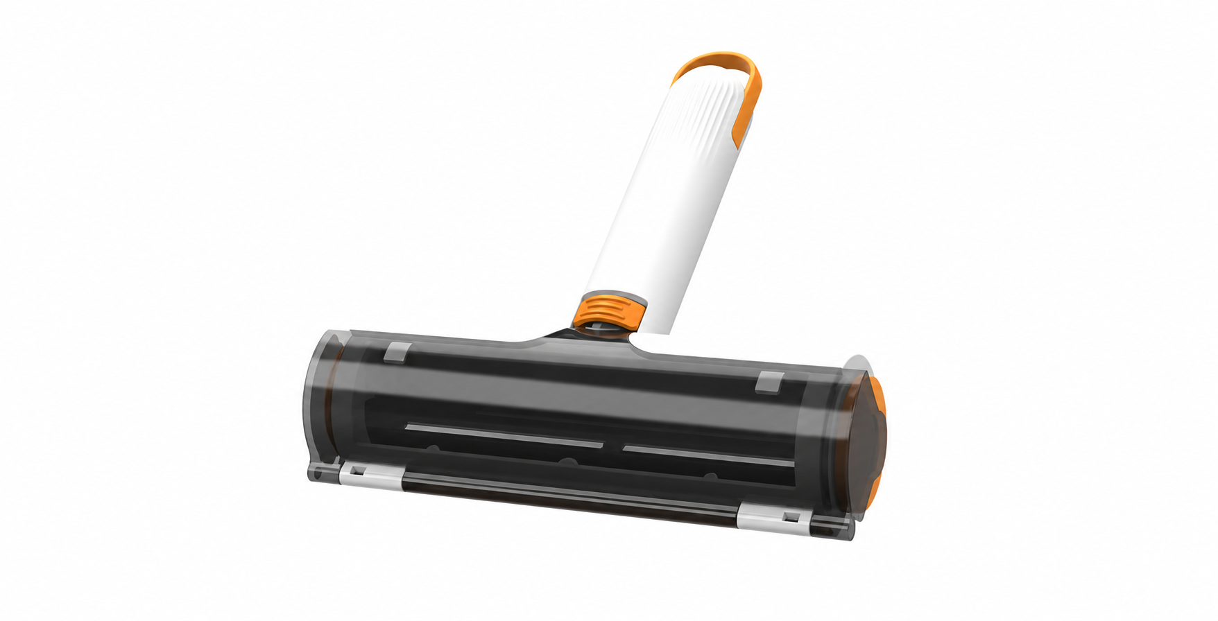 White and orange Fur & Fresh reusable pet hair roller